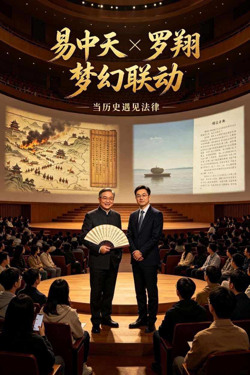历史与法律界的两位大佬梦幻联动,易中天x罗翔